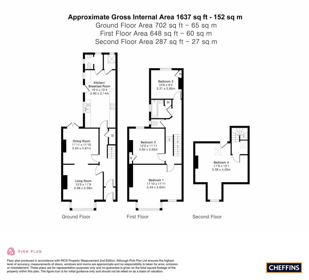 Floorplans For Hills Road, Cambridge