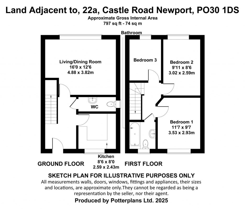 Floorplans For Newport, Isle of Wight