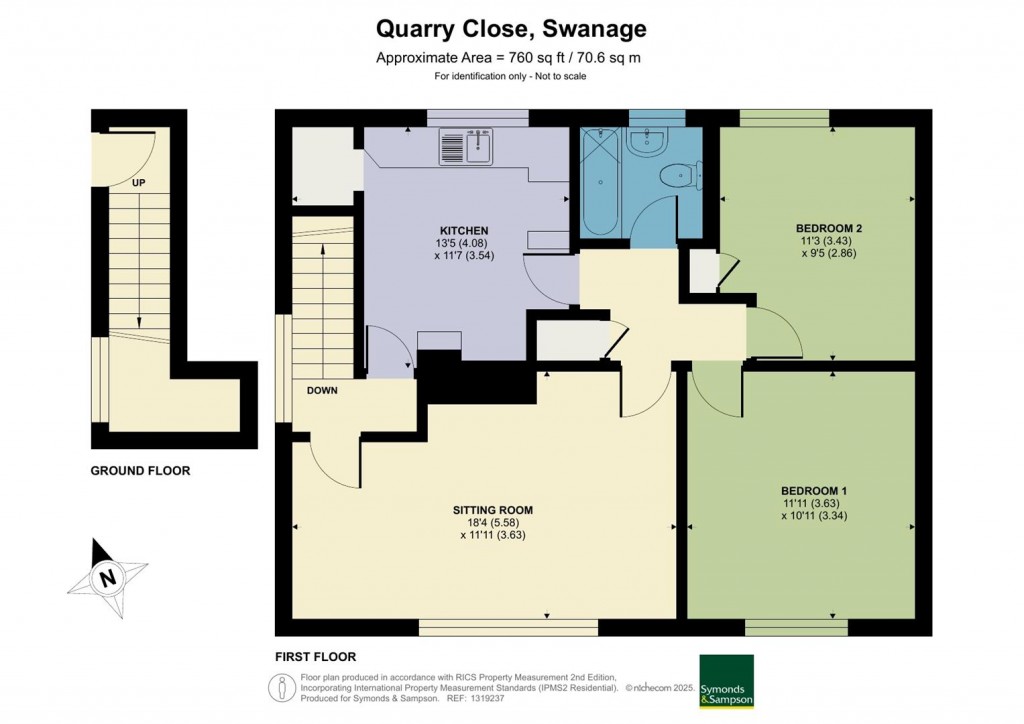Floorplans For Quarry Close, Swanage