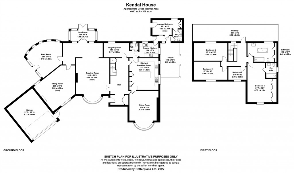 Floorplans For Blackwater, Isle Of Wight