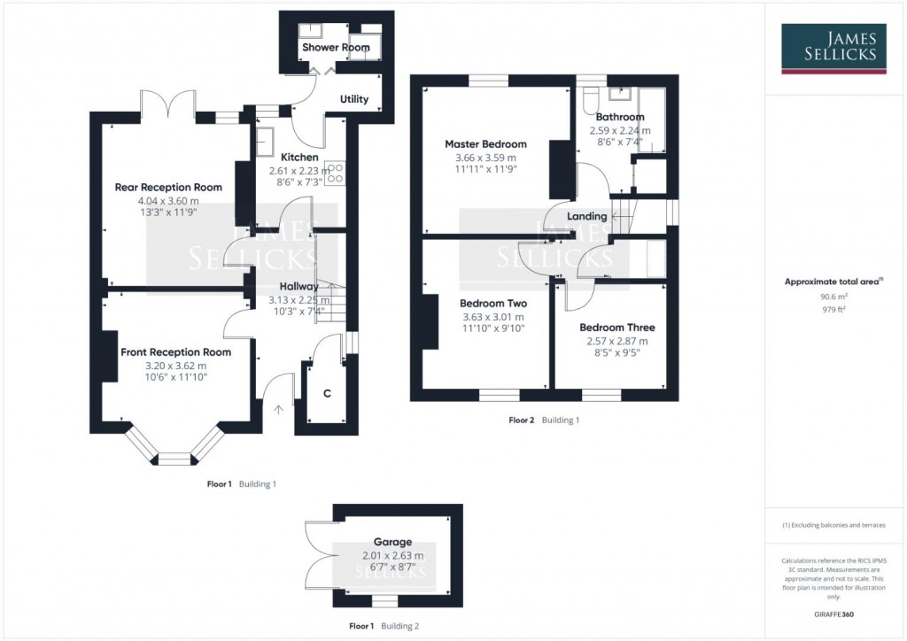 Floorplans For Oakfield Road, Stoneygate, Leicester