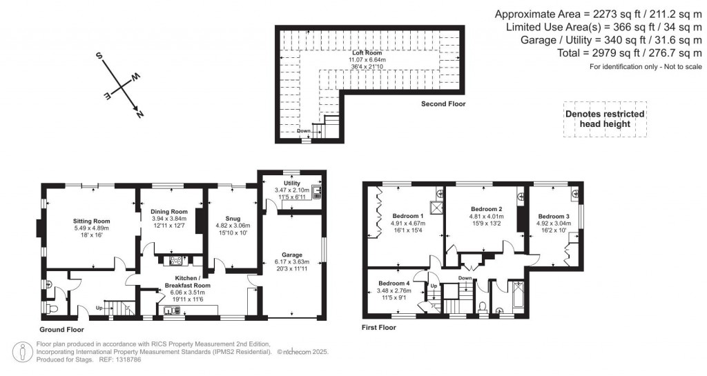 Floorplans For Dunsford Road, Exeter