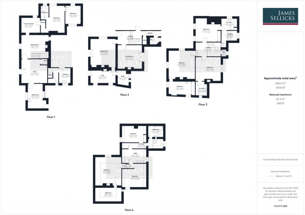 Floorplans For Hamilton Lane, Scraptoft, Leicestershire