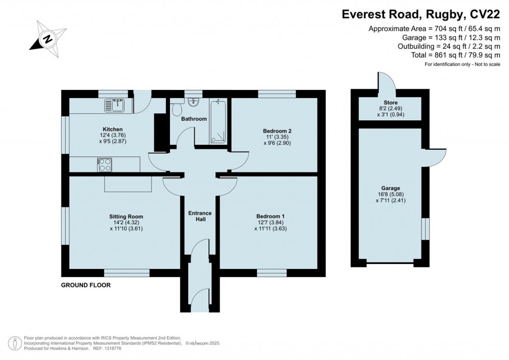 Floorplans For Everest Road, Rugby