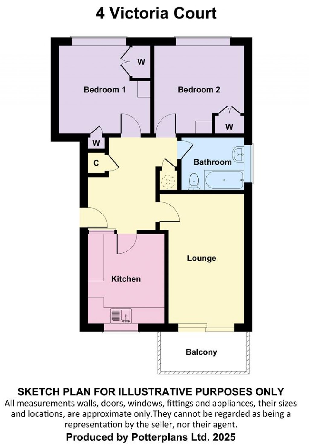 Floorplans For Freshwater, Isle of Wight