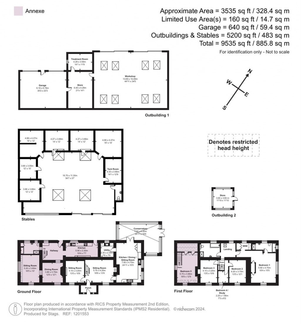 Floorplans For Buckland Brewer, Bideford