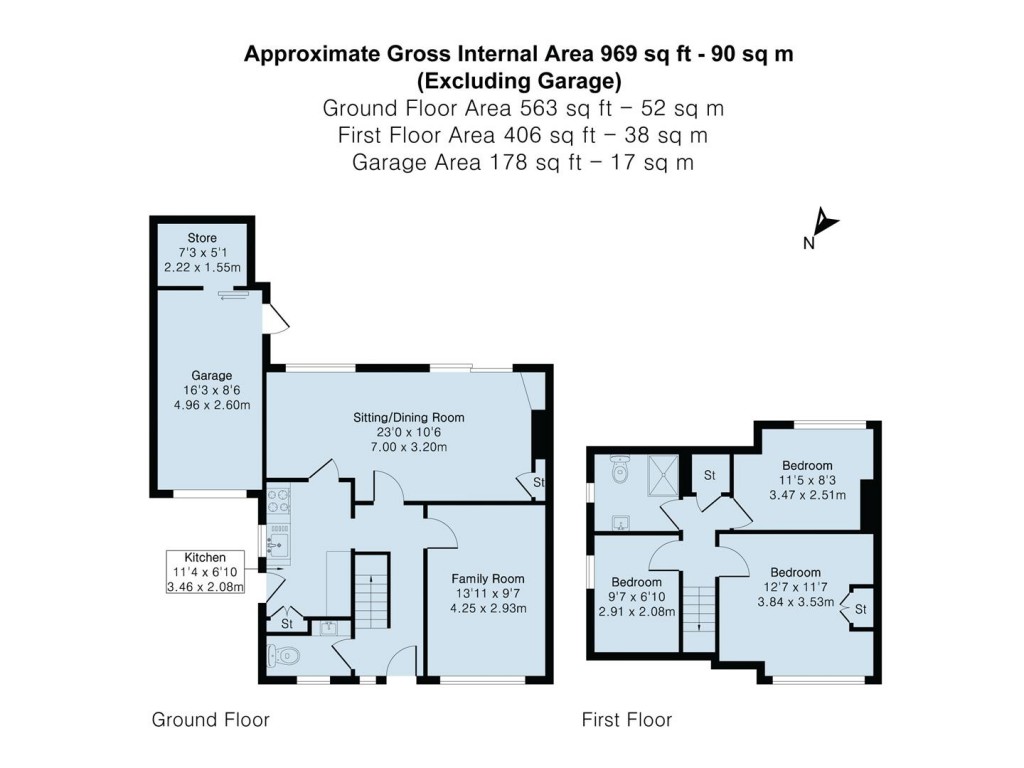 Floorplans For Manor Road, Daventry, NN11