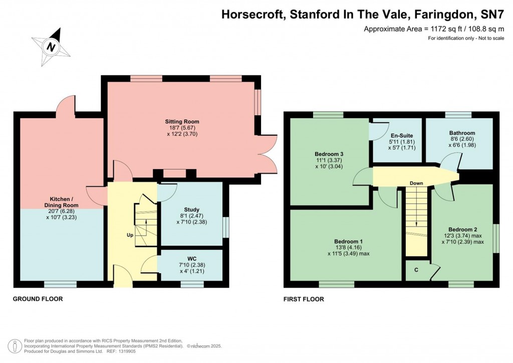 Floorplans For Horsecroft, Stanford In The Vale, Oxfordshire, SN7