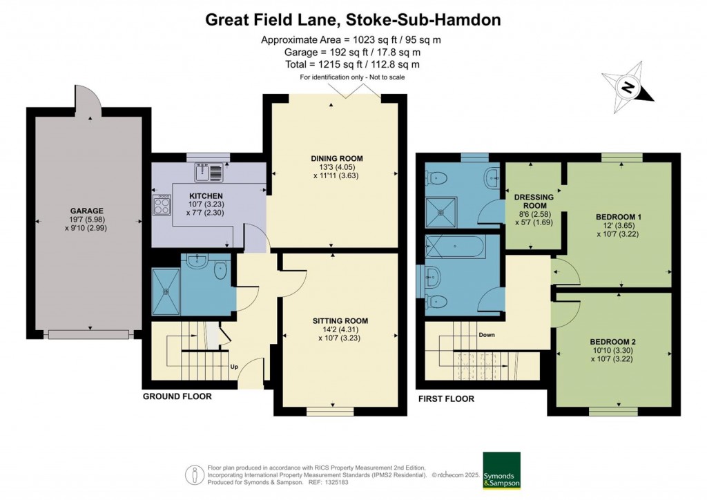 Floorplans For Great Field Lane, Stoke-Sub-Hamdon