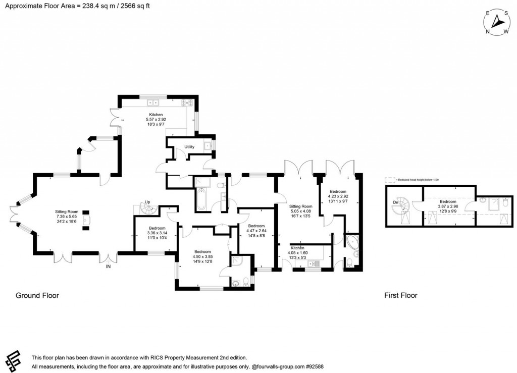 Floorplans For Great Rollright, Oxfordshire