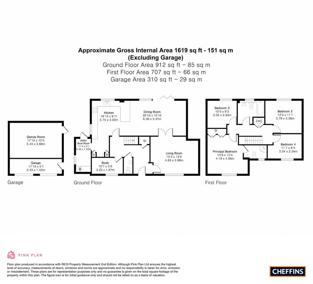 Floorplans For Risbridge Drive, Kedington, Haverhill
