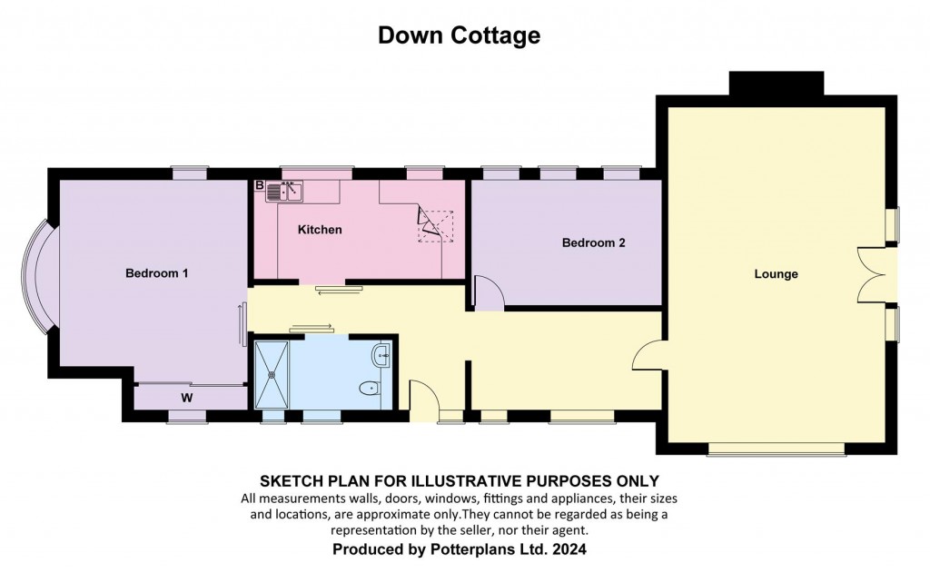Floorplans For Totland Bay, Isle of Wight
