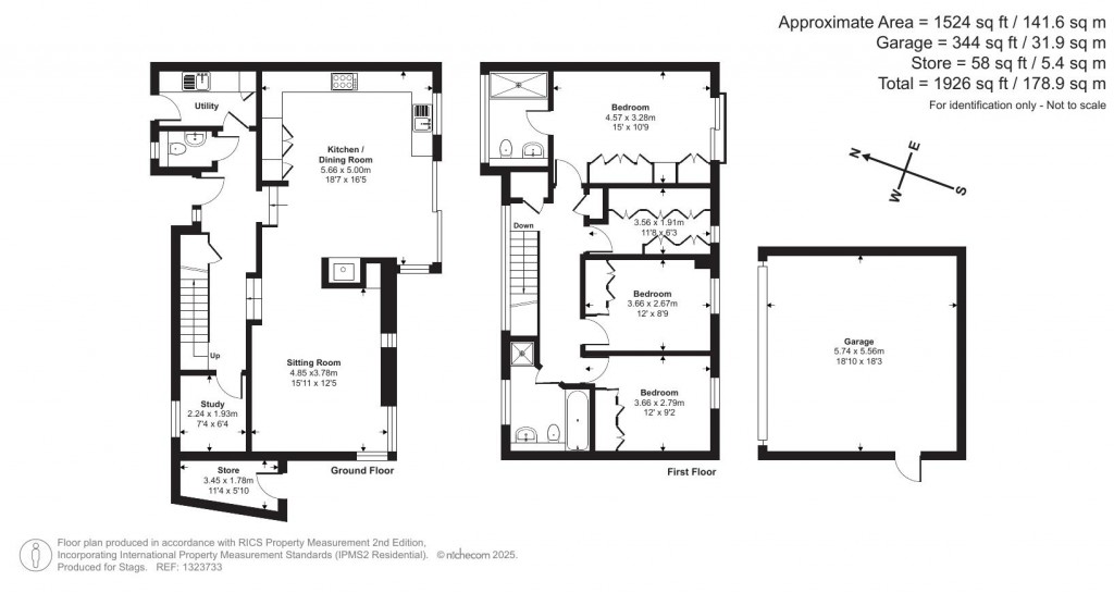 Floorplans For Berrys Meadow, Spreyton, Crediton