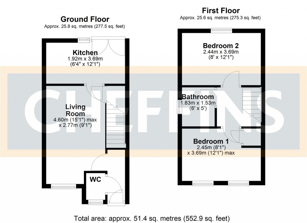 Floorplans For Amey Close, Little Wratting, Haverhill