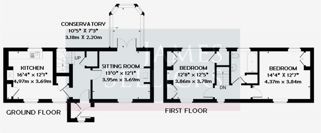 Floorplans For Folly House, Langton Hall, West Langton, Market Harborough