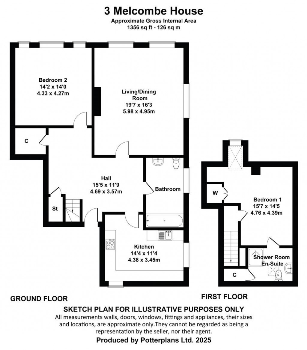 Floorplans For Cowes, Isle of Wight