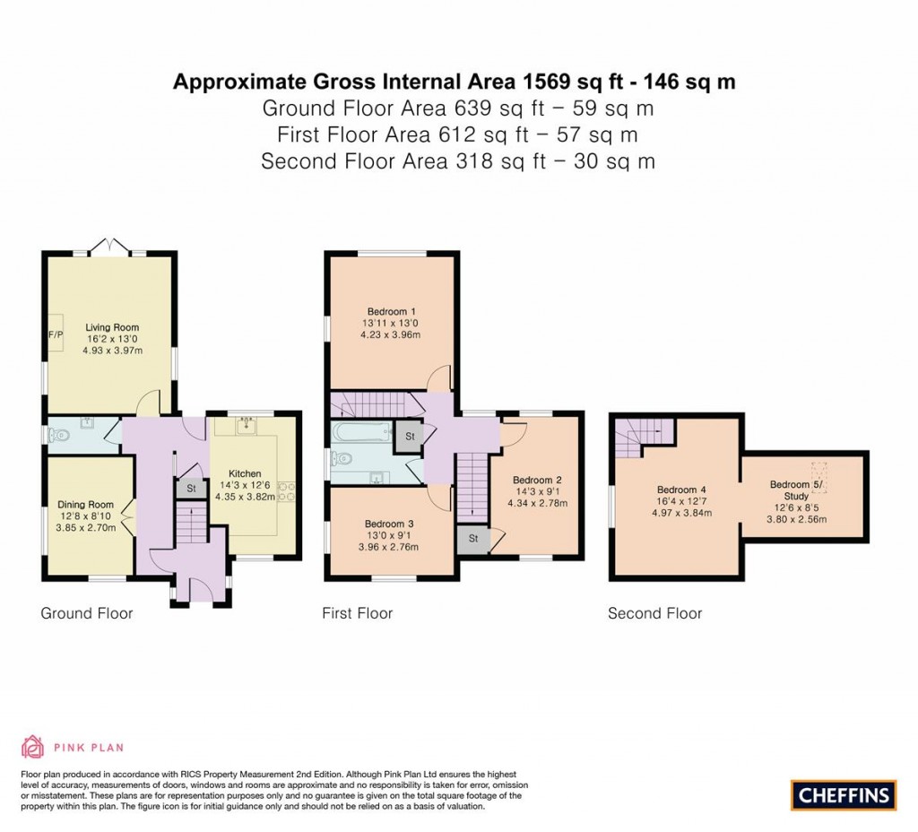 Floorplans For Cornish Hall End, Braintree