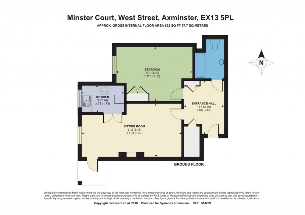 Floorplans For Minster Court, West Street, Axminster