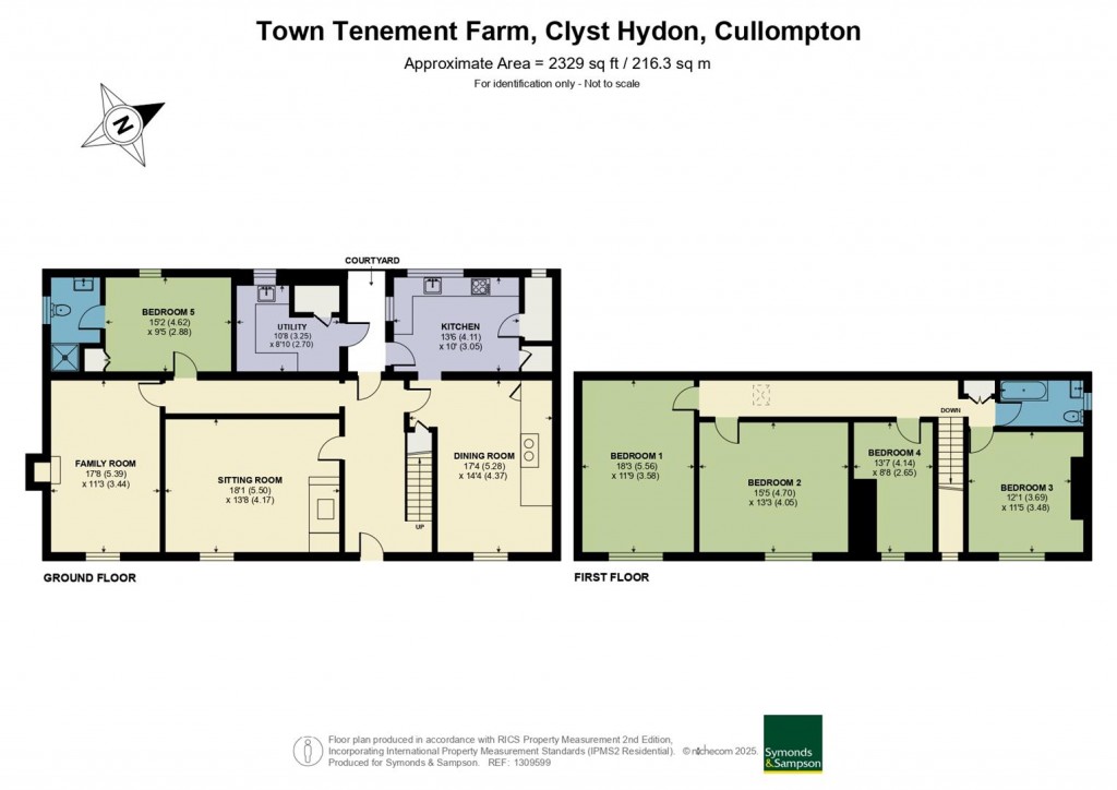 Floorplans For Clyst Hydon, Cullompton, Devon