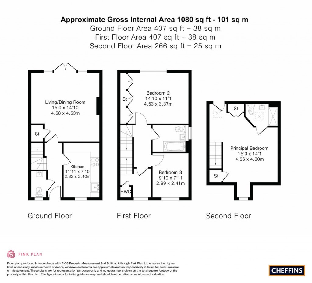 Floorplans For Meadow Way, Ely