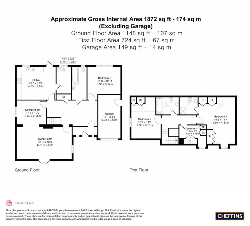 Floorplans For West Fen Road, Ely
