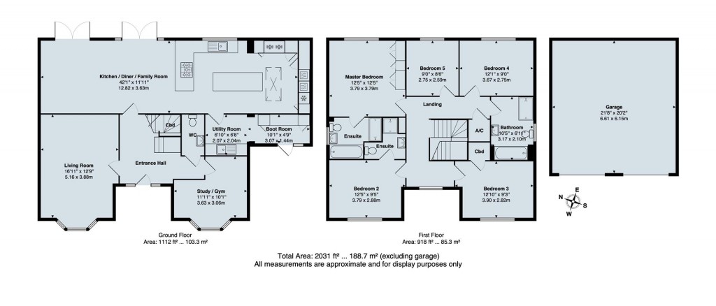 Floorplans For Grassington Drive, Nuneaton