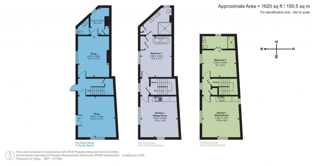 Floorplans For South Street, Bridport