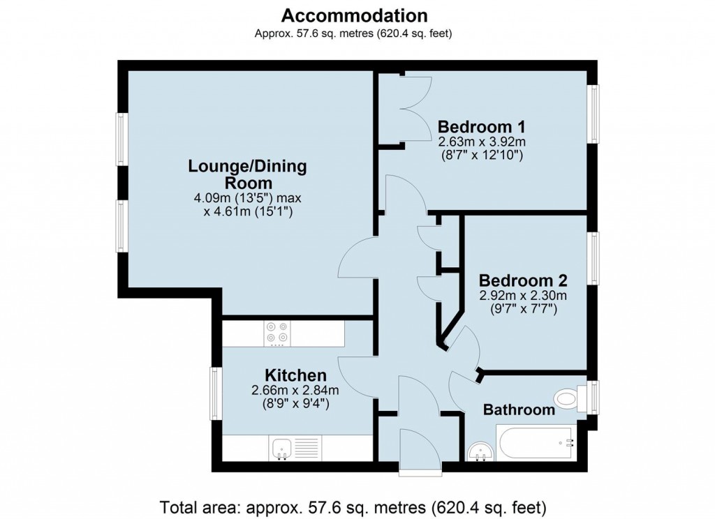 Floorplans For The Nurseries, Northampton, NN1