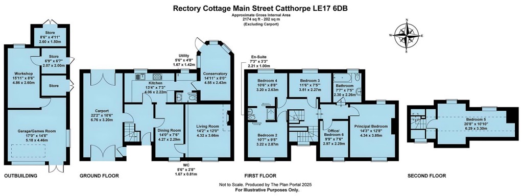 Floorplans For Main Street, Catthorpe, LE17