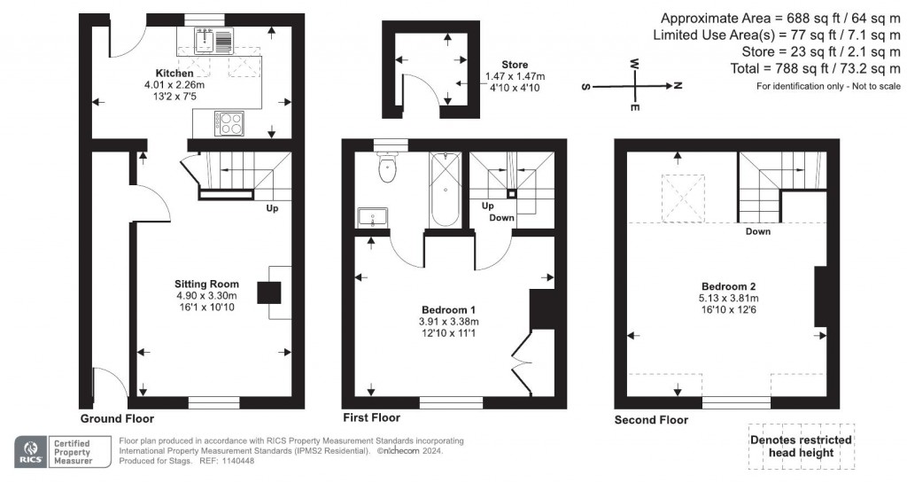 Floorplans For South Mill Lane, Bridport