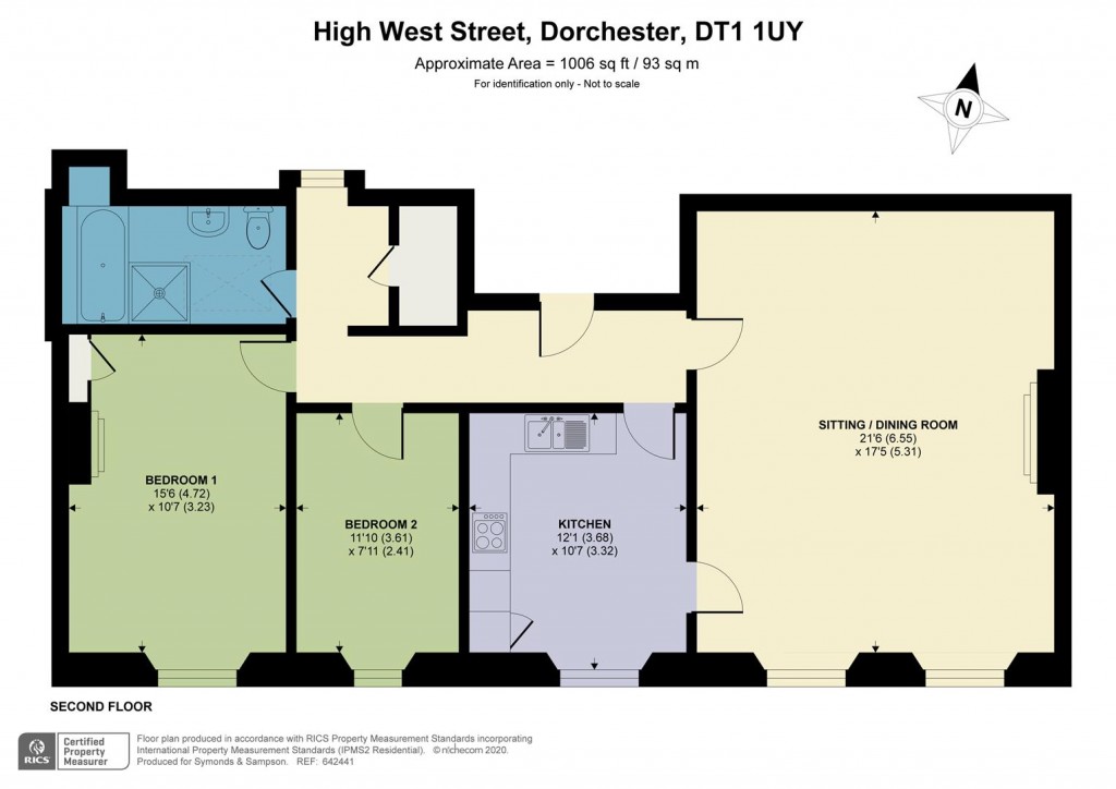 Floorplans For High West Street, Dorchester