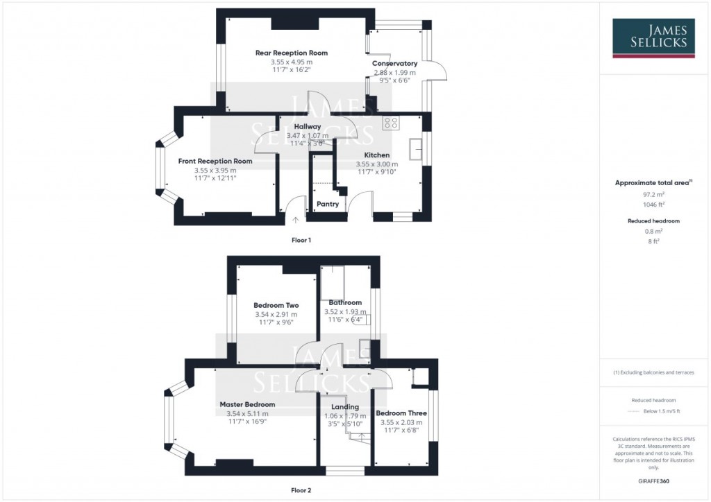 Floorplans For Kirkland Road, Braunstone, Leicester