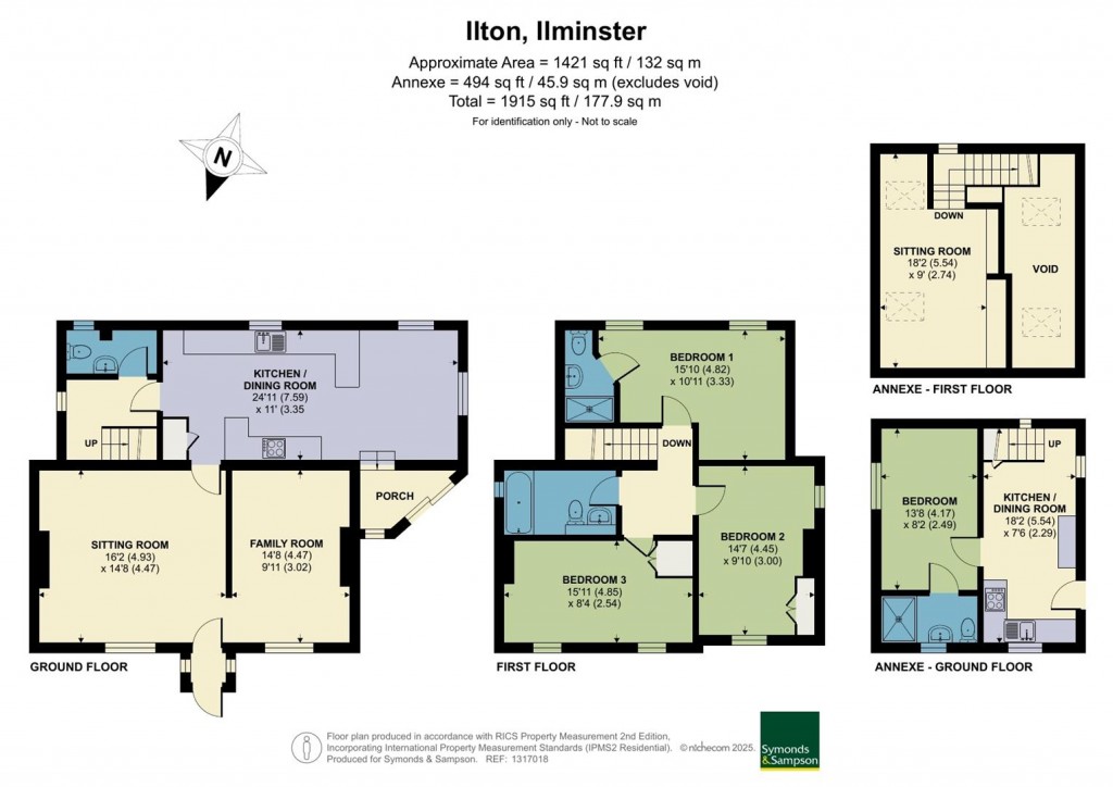 Floorplans For Cad Road, Ilton, Ilminster