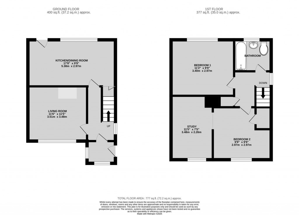 Floorplans For Dover Avenue, Banbury