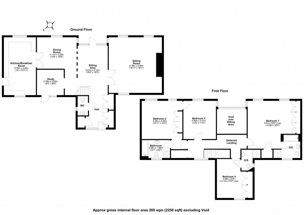 Floorplans For Freezes Barns, Steeple Bumpstead