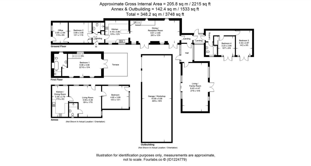 Floorplans For Godwell Lane, Ivybridge
