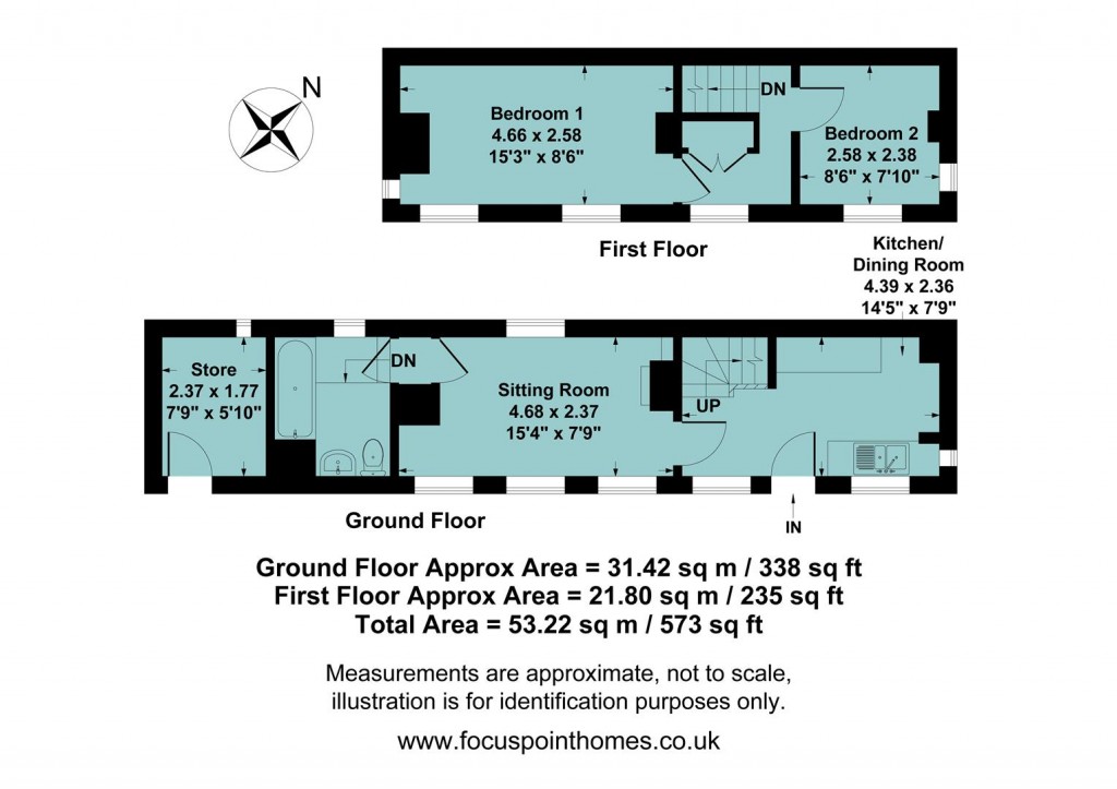 Floorplans For Helmdon Road, Greatworth, Banbury