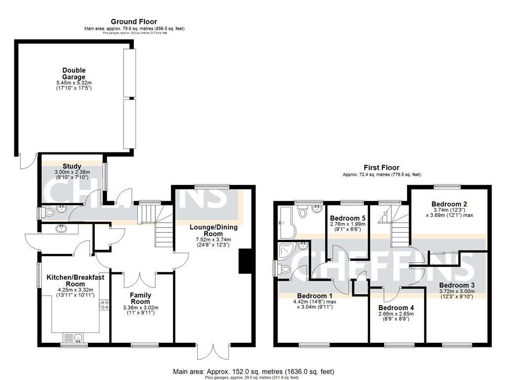 Floorplans For Briery Fields, Witchford