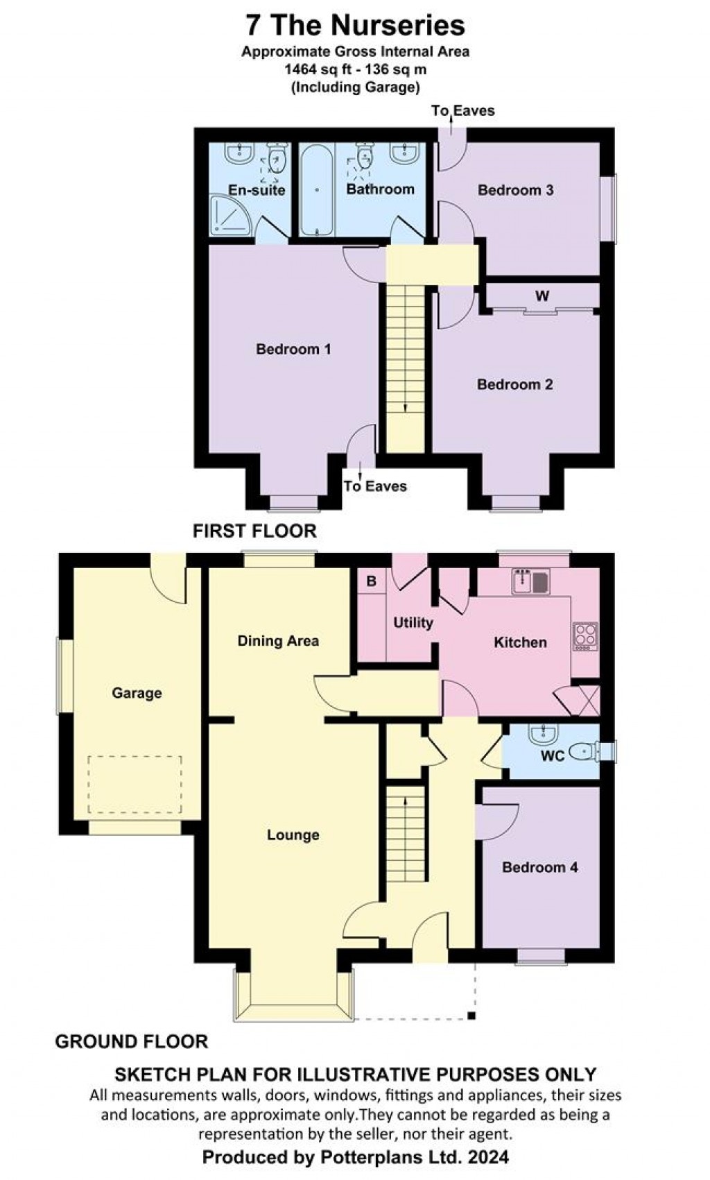 Floorplans For Freshwater, Isle of Wight