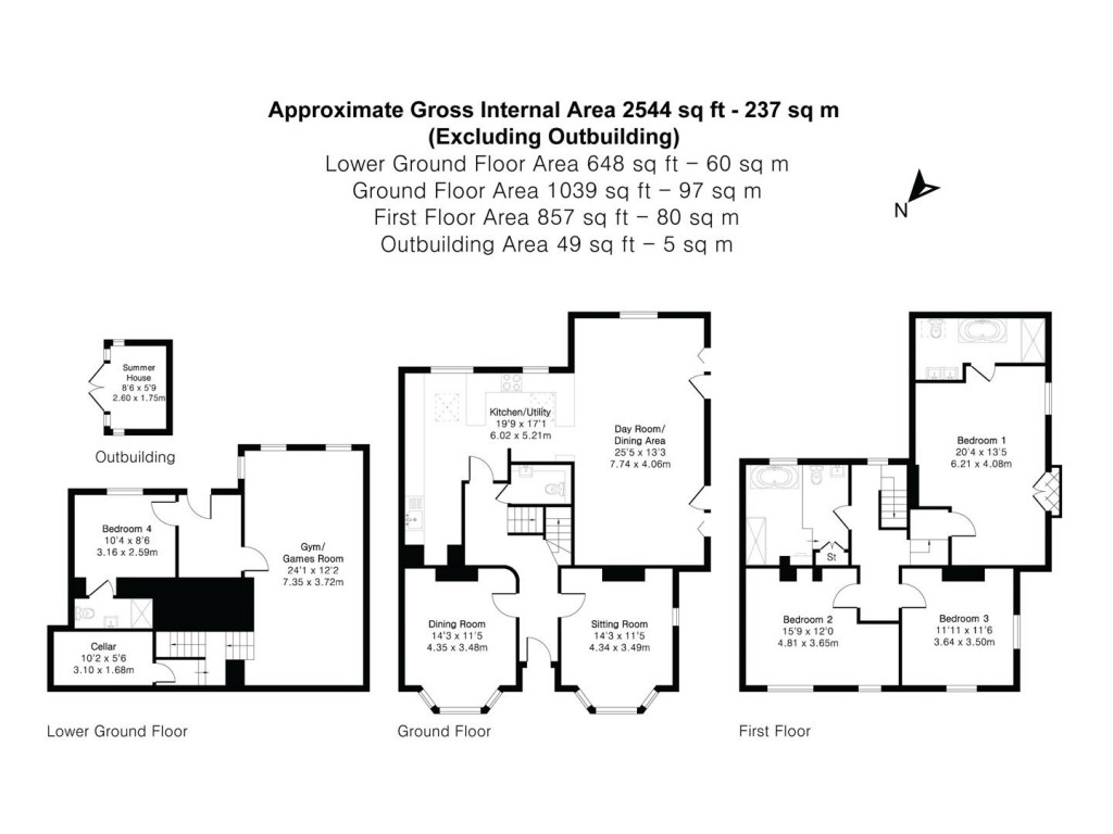 Floorplans For Recreation Ground, Stansted