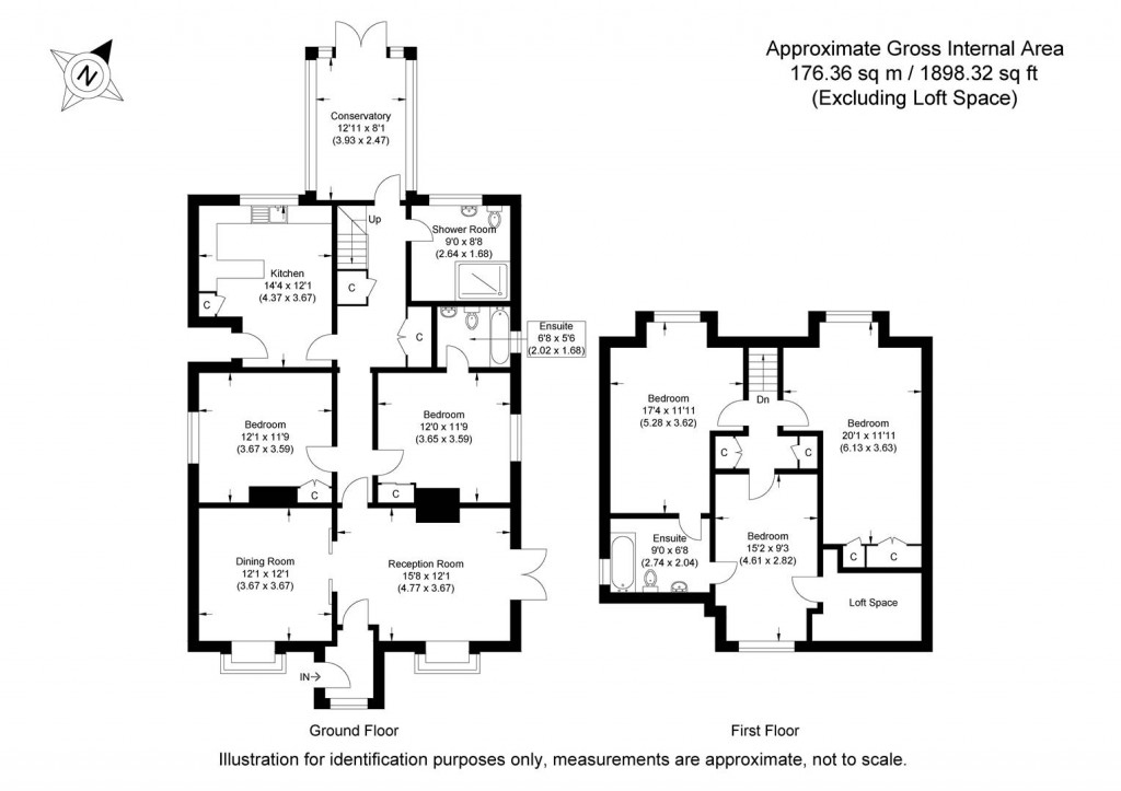 Floorplans For Thaxted Road, Wimbish, Saffron Walden