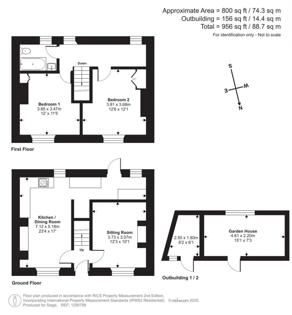 Floorplans For Blackawton, Totnes