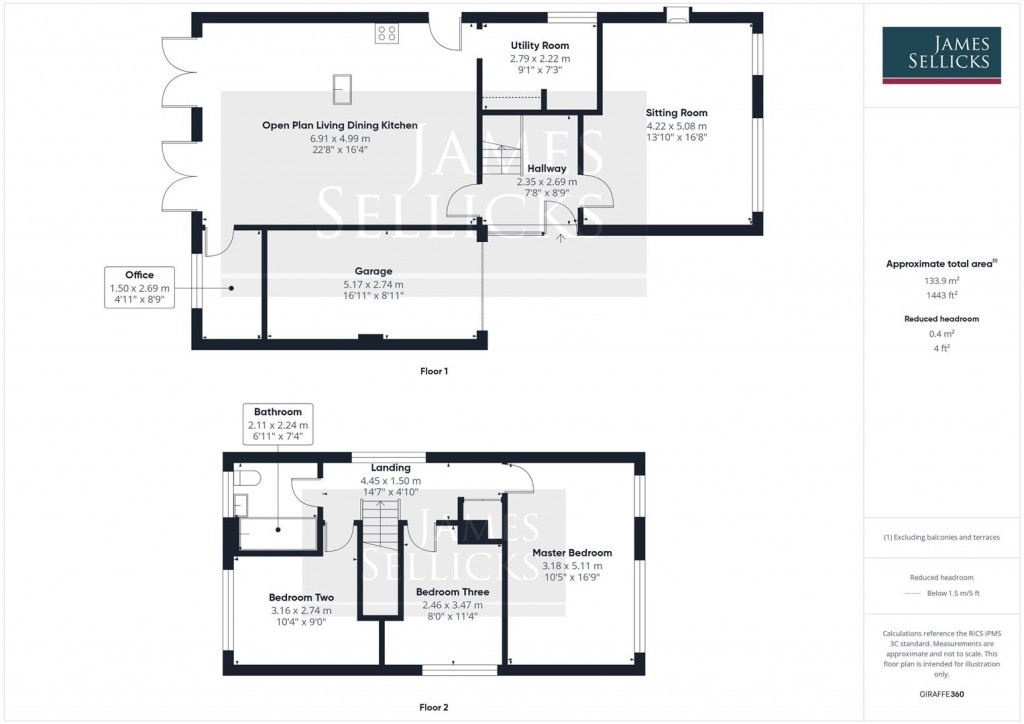 Floorplans For Stonehill Drive, Great Glen, Leicestershire