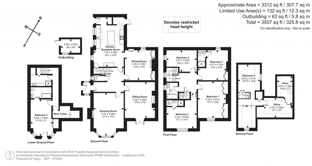 Floorplans For Watts Road, Tavistock, Devon