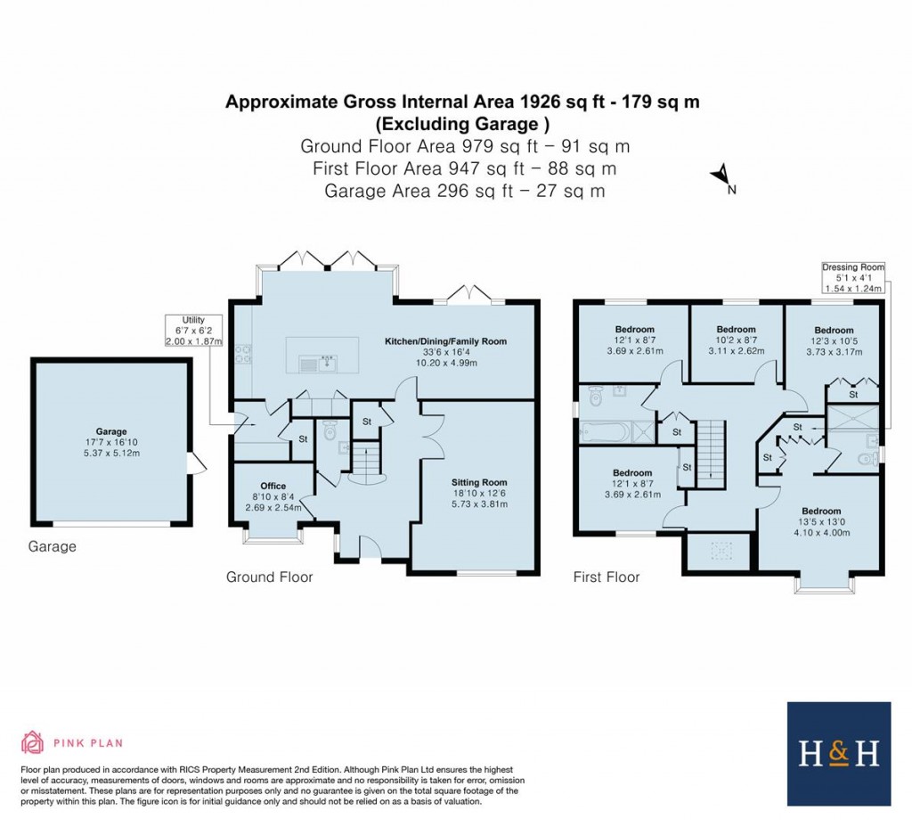 Floorplans For Osborne Road, West Haddon, NN6 7DE