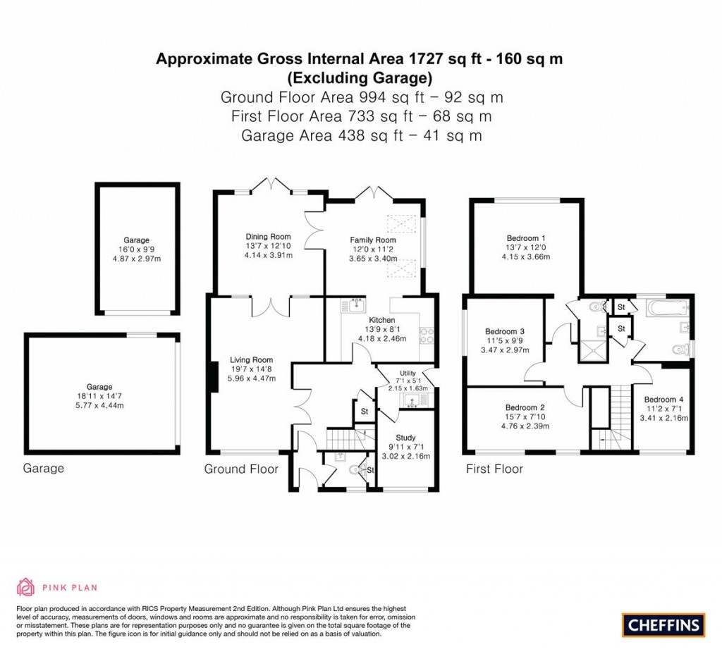 Floorplans For The Street, Manuden, Bishop's Stortford