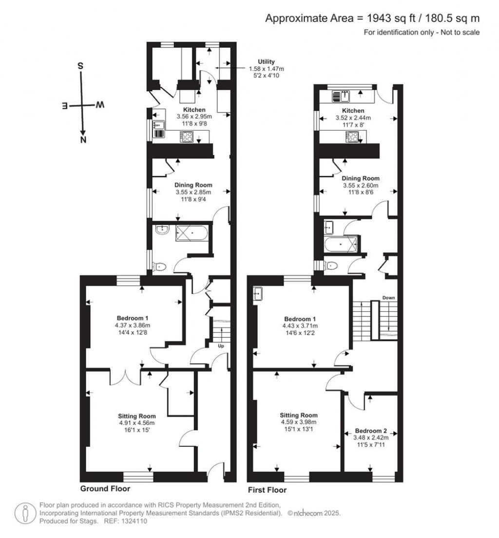 Floorplans For Clare Terrace, Falmouth