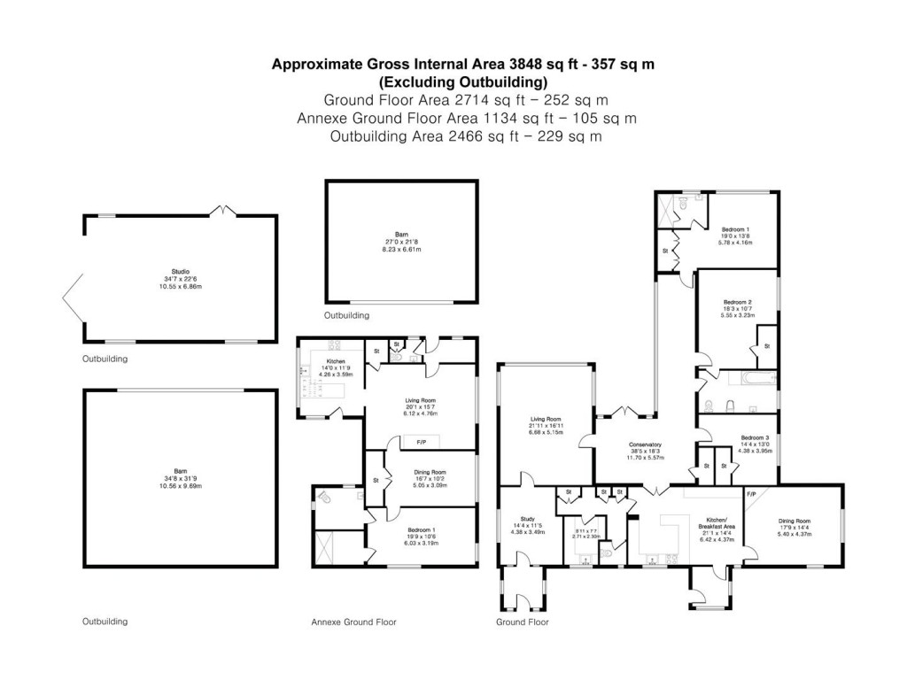 Floorplans For Stretham Road, Wilburton, Ely
