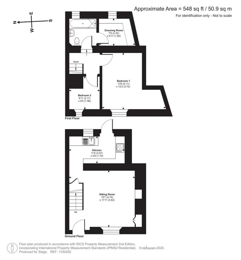 Floorplans For Trenhaile Terrace, Malpas, Truro