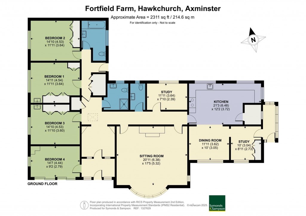 Floorplans For Hawkchurch, Axminster, Devon